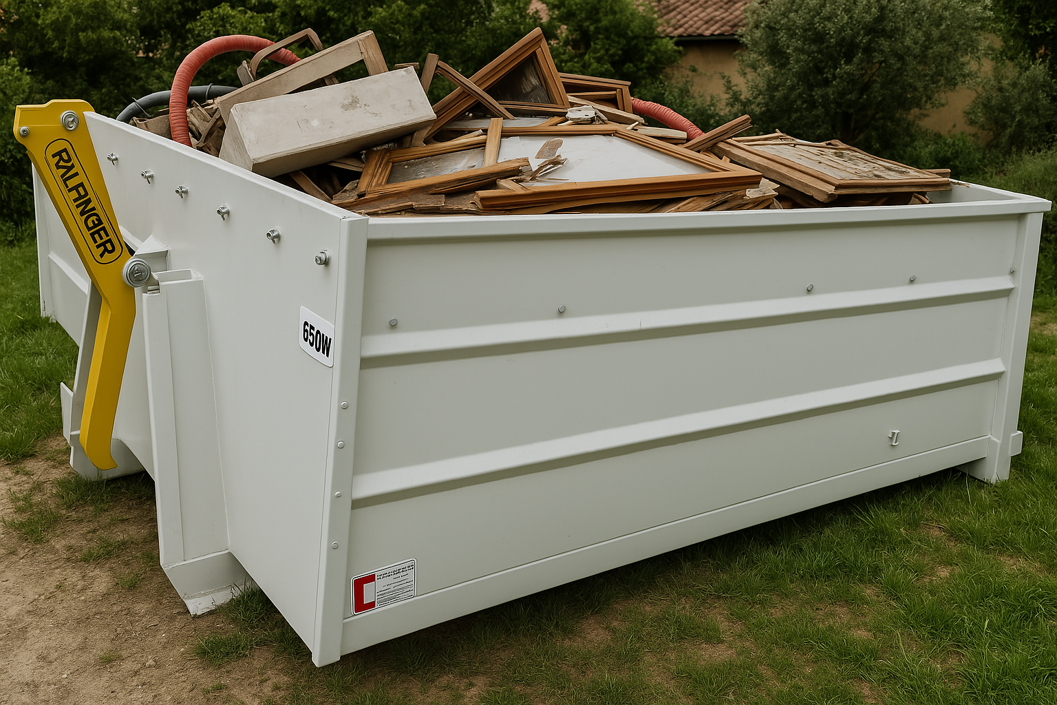 Benne 6m³ pour petits chantiers